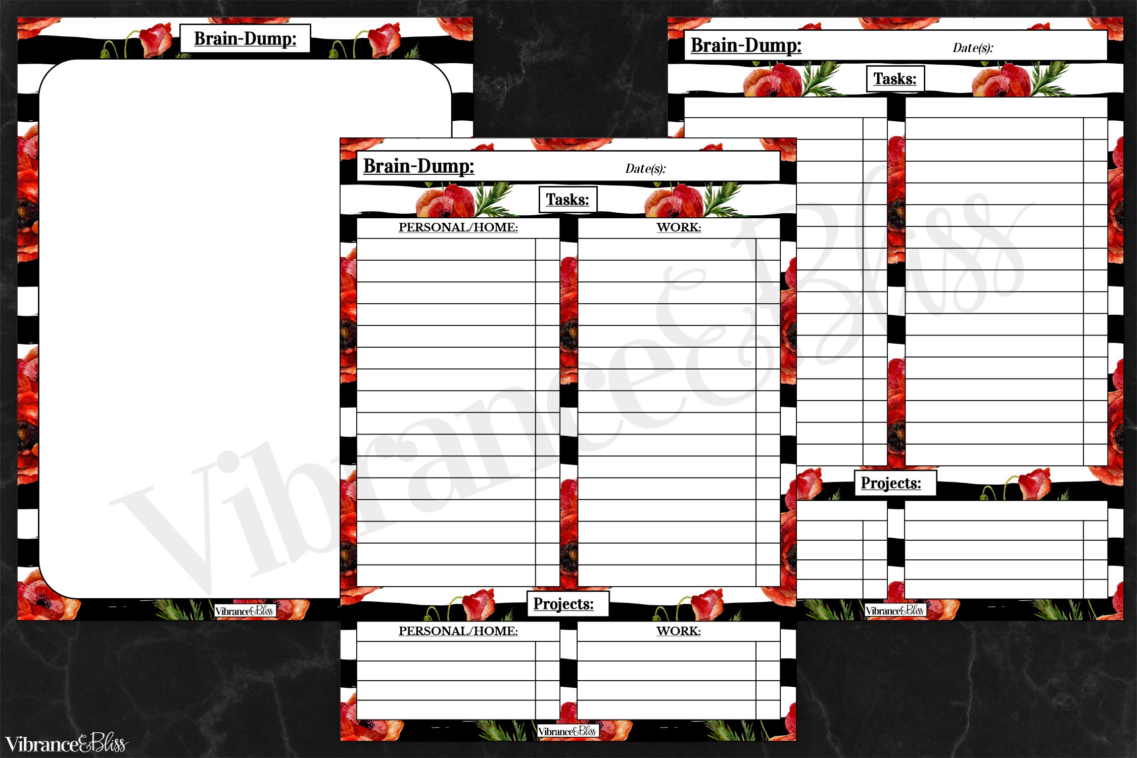 Thoughts Dump photo relating to Brain Dump Printable identified as Thoughts Dump